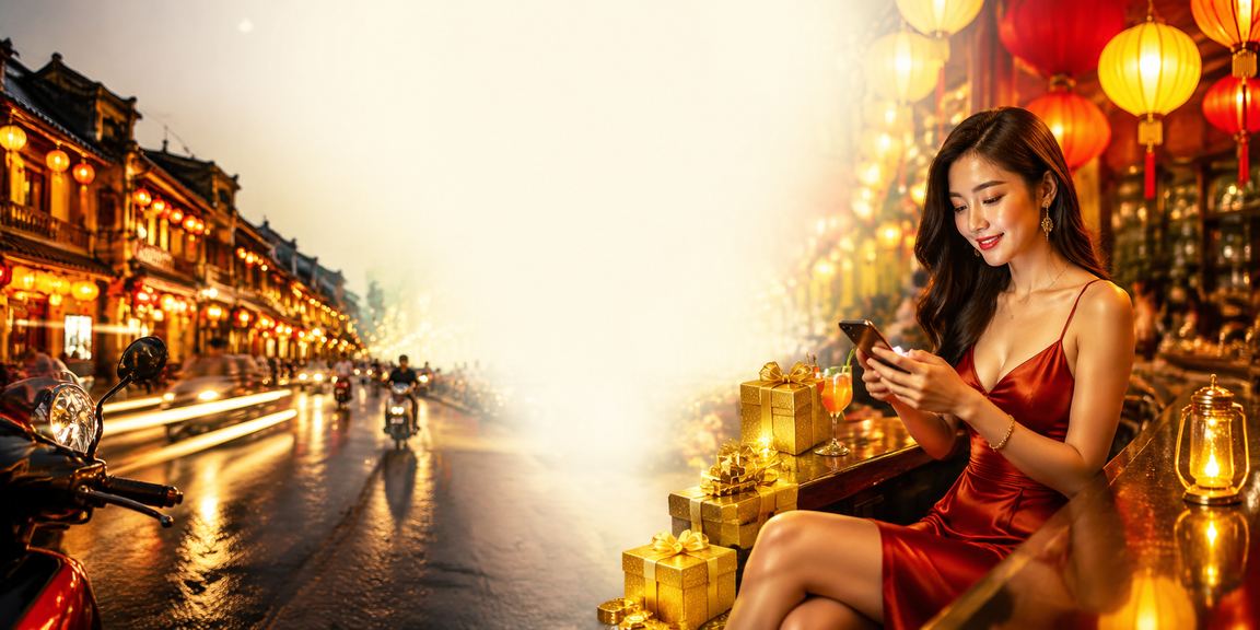 Không gian casino trực tuyến Việt Nam nơi người chơi áp dụng voucher ưu đãi